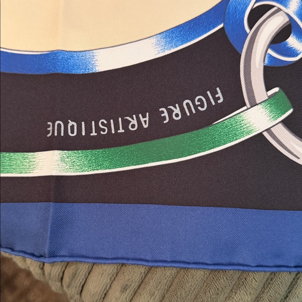 HERMES Figure Artisique Silk Scarf TAG UNWORN NEW IN BOX - Picture 10 of 13